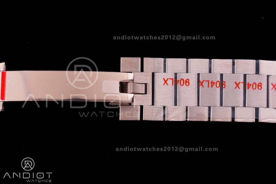 DayDate 40 RG 1:1 Best Edition White MOP Crystal Dial on President Bracelet VR3255 V8 (Gain Weight)