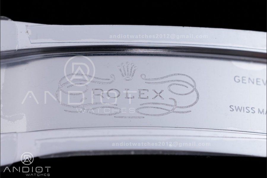 DayDate 40 SS QF 1:1 Best Edition 904L Steel Blue Roman Marker Dial on President Bracelet VR3255 V8 (Gain Weight)