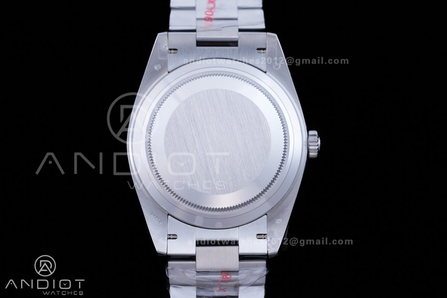 DayDate 40 SS QF 1:1 Best Edition 904L Steel Blue Roman Marker Dial on President Bracelet VR3255 V8 (Gain Weight)