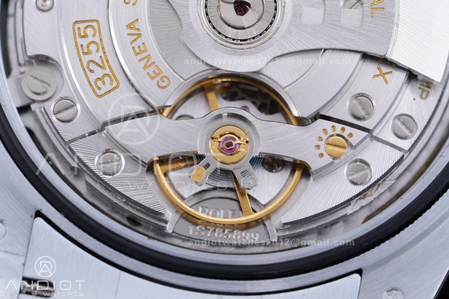 DayDate 40 SS QF 1:1 Best Edition 904L Steel Meteorite Dial Crystal Marker on President Bracelet VR3255 V8 (Gain Weight)