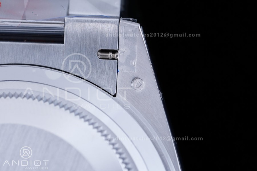 DayDate 40 SS QF 1:1 Best Edition 904L Steel Meteorite Dial Crystal Marker on President Bracelet VR3255 V8 (Gain Weight)