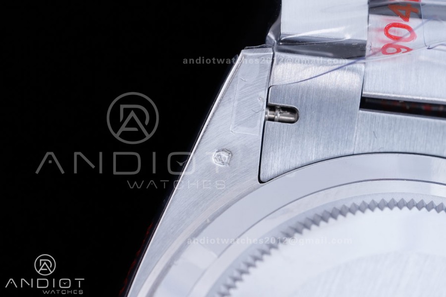 DayDate 40 SS QF 1:1 Best Edition 904L Steel Meteorite Dial Crystal Marker on President Bracelet VR3255 V8 (Gain Weight)