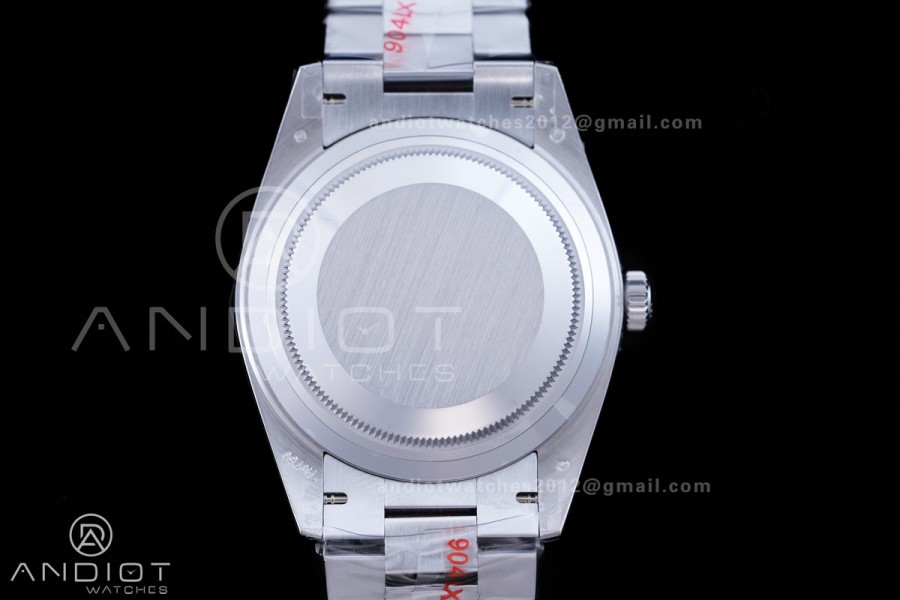 DayDate 40 SS QF 1:1 Best Edition 904L Steel Meteorite Dial Crystal Marker on President Bracelet VR3255 V8 (Gain Weight)