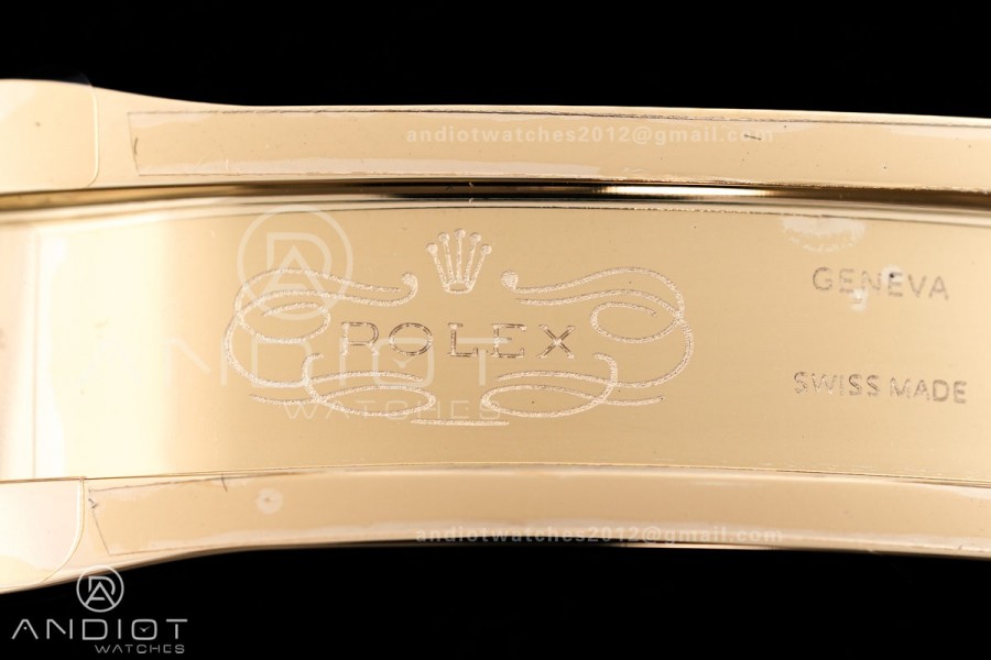 DayDate 40 YG QF 1:1 Best Edition Full Diamonds Dial on President Bracelet VR3255 V8 (Gain Weight)