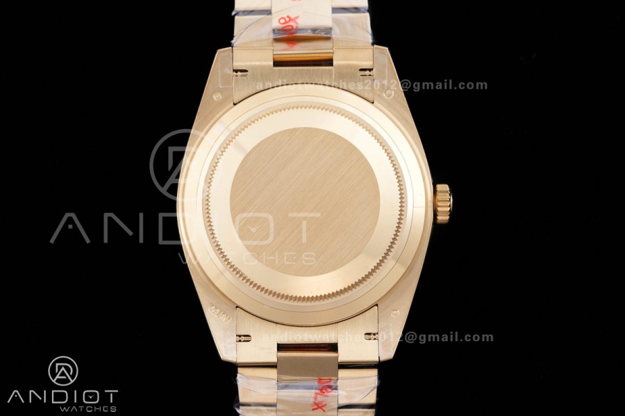 DayDate 40 YG QF 1:1 Best Edition Full Diamonds Dial on President Bracelet VR3255 V8 (Gain Weight)