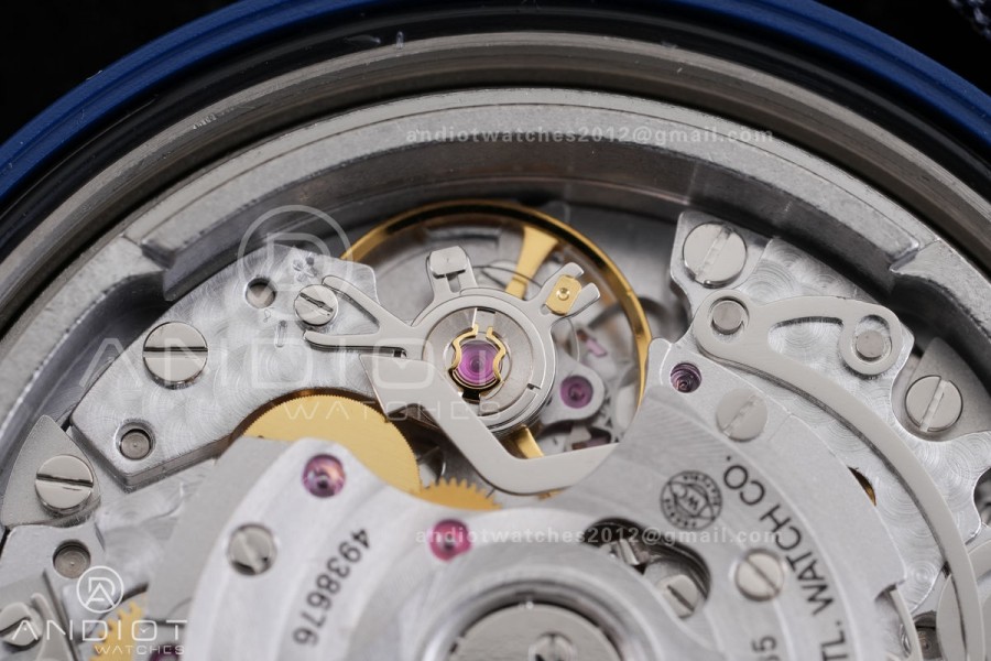 Pilot Chrono IW389404 Blue Ceramic APSF 1:1 Best Edition Blue Dial On Blue Nylon Strap Super Clone A69385