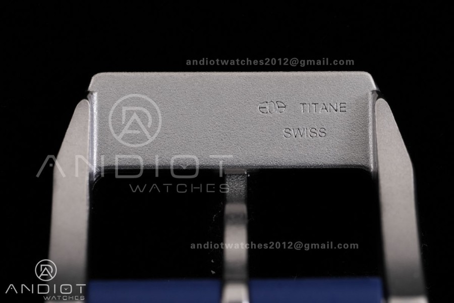 Pilot Chrono IW389404 Blue Ceramic APSF 1:1 Best Edition Blue Dial On Blue Nylon Strap Super Clone A69385