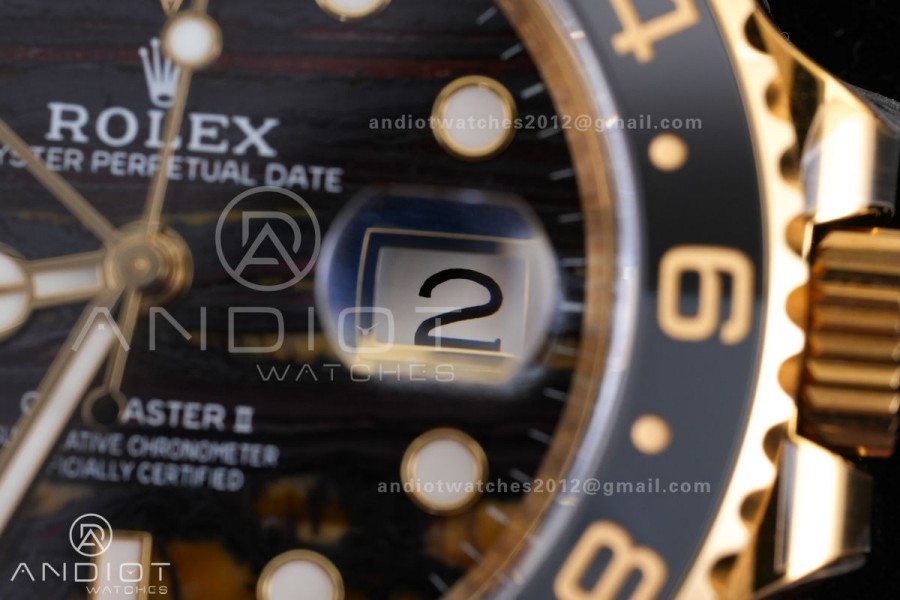 GMT-Master II 126718 GRNR YG ARF 1:1 Best Edition Tiger Iron Dial On YG Bracelet Super Clone DD3285 CHS