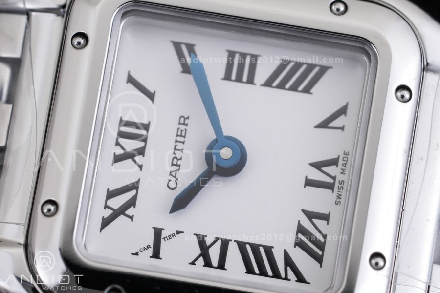 Panthère Mini 19mm BBA 1:1 Best Edition SS White Dial on SS Bracelet Ronda Quartz