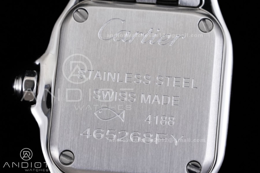 Panthère Mini 19mm BBA 1:1 Best Edition SS White Dial on SS Bracelet Ronda Quartz