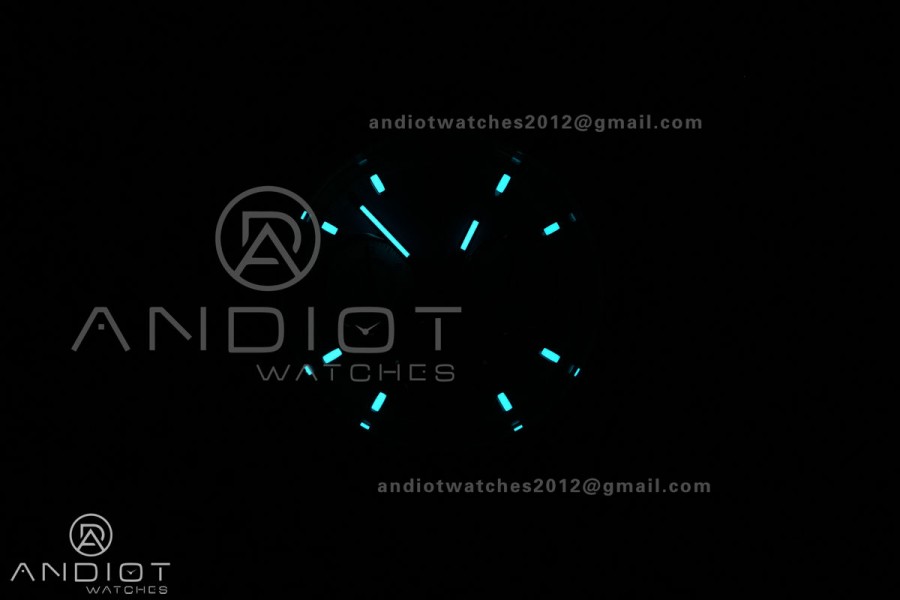 Daytona DIW 40mm White Carbon SONIC 1:1 Best Edition Blue Dial on Orange Nylon Strap DD4130