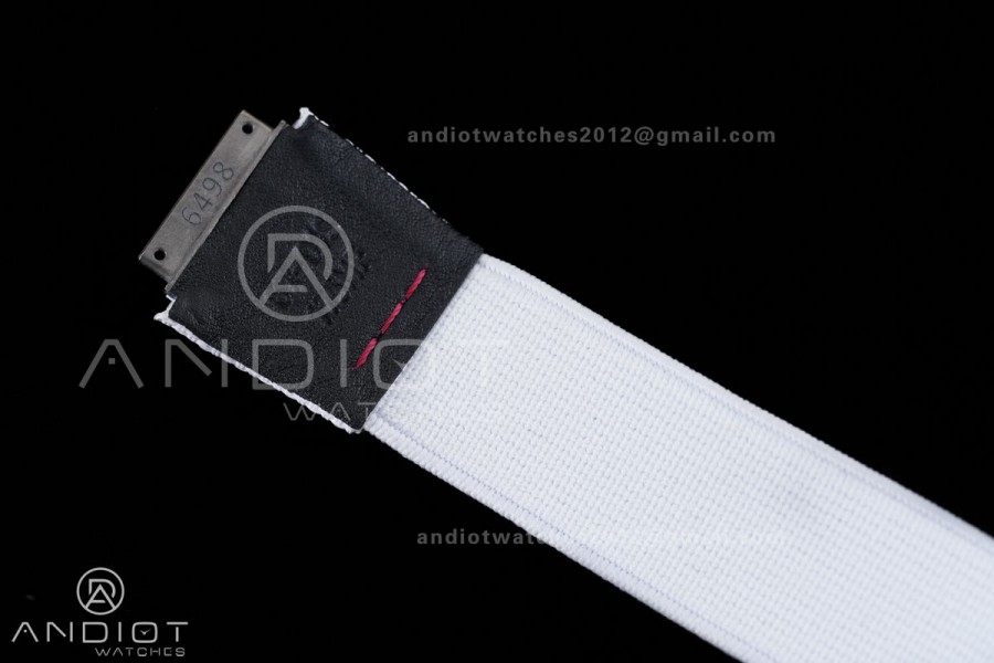 Umi Maker's RM67-02 Red NTPT Mutaz Red Skeleton Dial on Nylon strap CRMA7 Clone V2