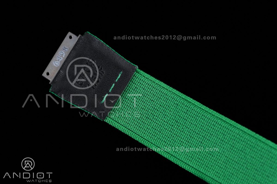 Umi Maker's RM67-02 Green NTPT Brazil Blue/Red/Green Skeleton Dial on Nylon strap CRMA7 Clone V2