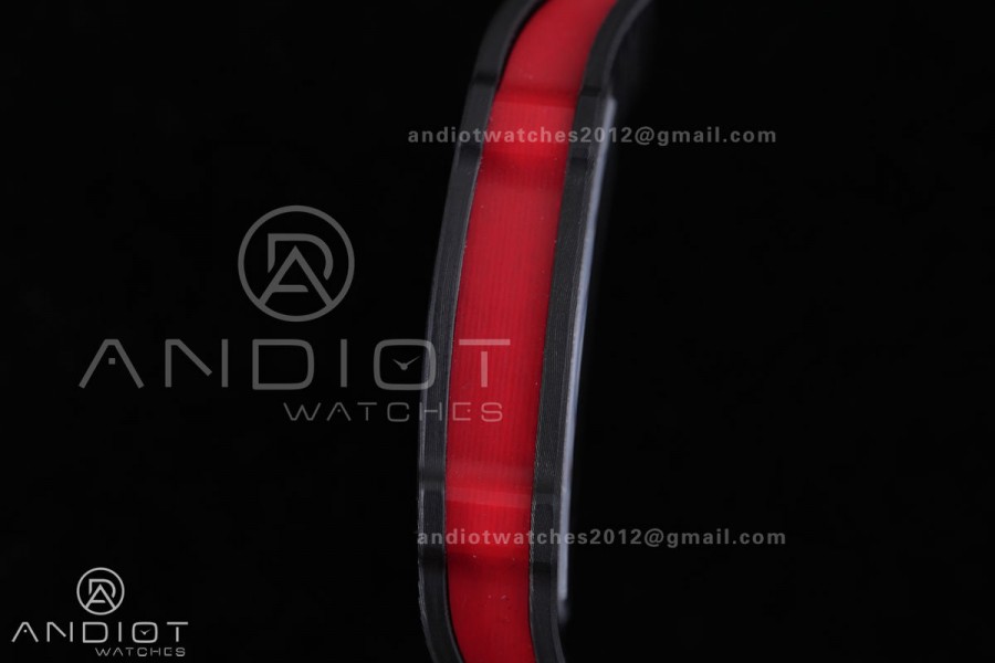 Umi Maker's RM67-02 Black NTPT Alexander Black/Red/Yellow Skeleton Dial on Nylon strap CRMA7 Clone V2