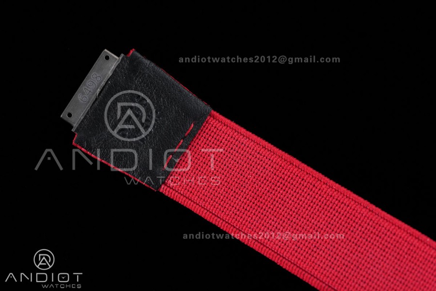 Umi Maker's RM67-02 Black NTPT Alexander Black/Red/Yellow Skeleton Dial on Nylon strap CRMA7 Clone V2