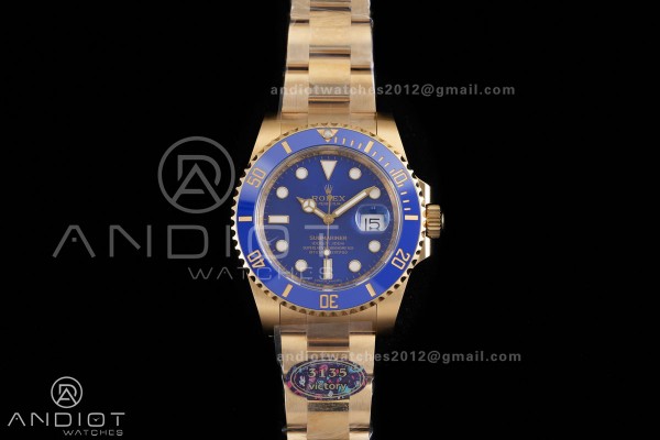 Submariner 116618 LB Blue Ceramic VF 1:1 Best Edit...
