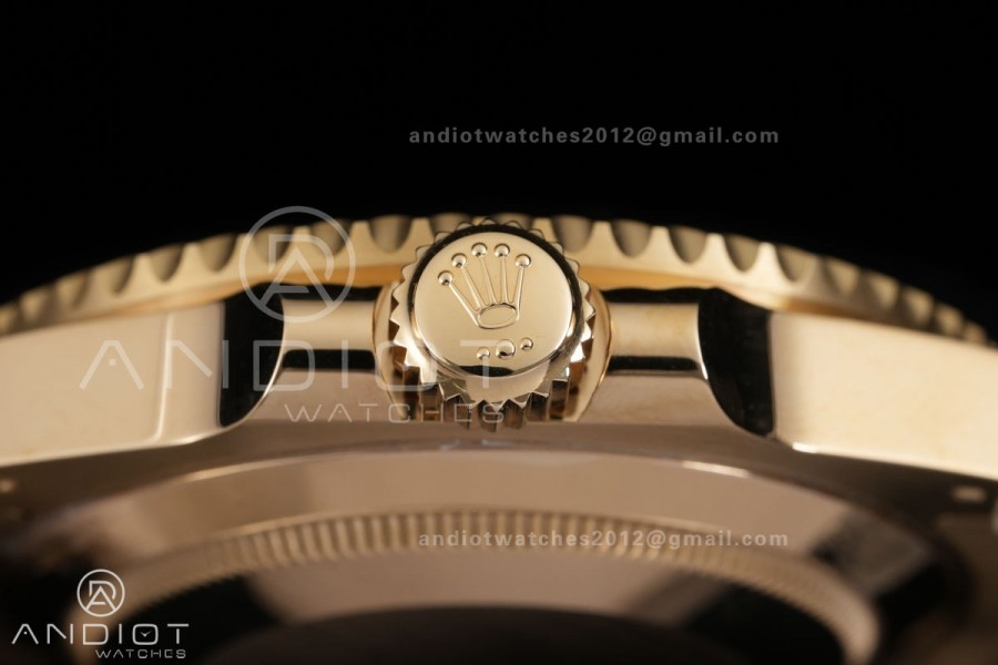 Submariner 116618 LB Blue Ceramic VF 1:1 Best Edition 904L Steel on YG Bracelet DD3135