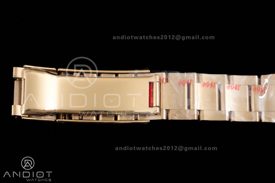 Submariner 116618 LB Blue Ceramic VF 1:1 Best Edition 904L Steel on YG Bracelet DD3135