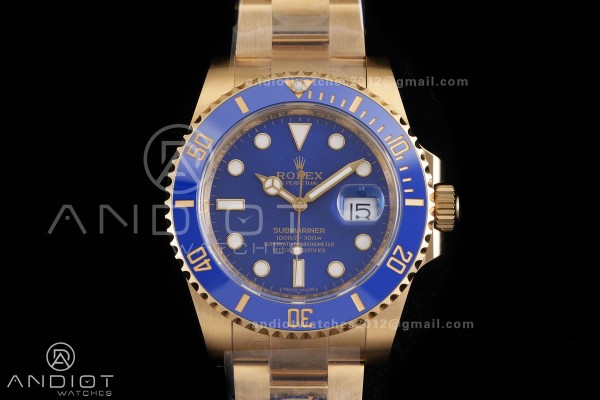 Submariner 116618 LB Blue Ceramic VF 1:1 Best Edit...