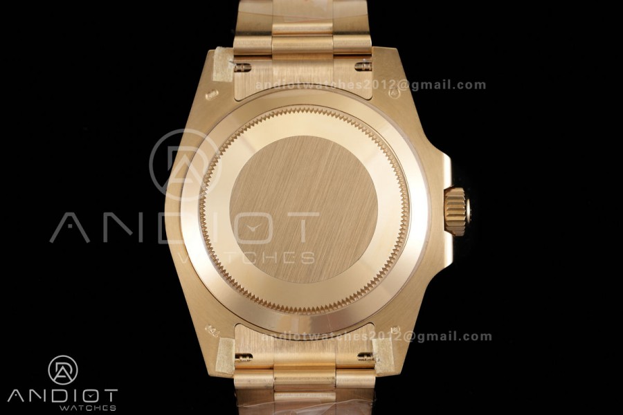 Submariner 116618 LB Blue Ceramic VF 1:1 Best Edition 904L Steel on YG Bracelet DD3135