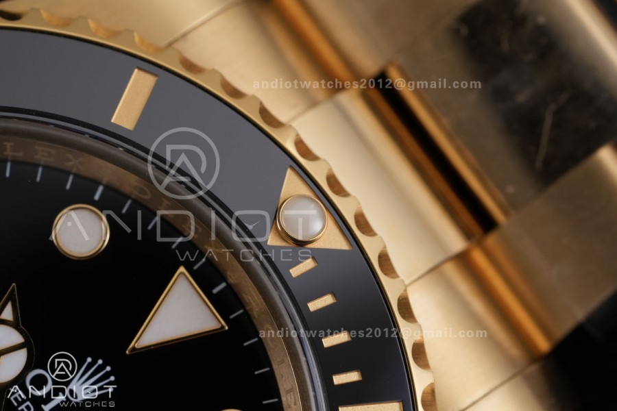 Submariner 126618 LN Black Ceramic VF 1:1 Best Edition 904L Steel on YG Bracelet DD3235