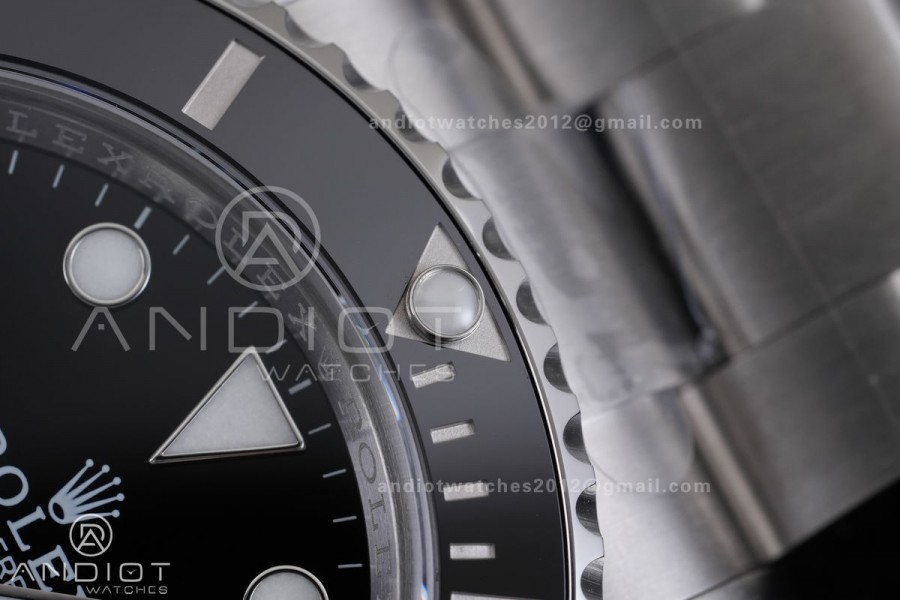 Submariner 41mm 124060 No Date Black Ceramic 904L Steel VF 1:1 Best Edition DD3230