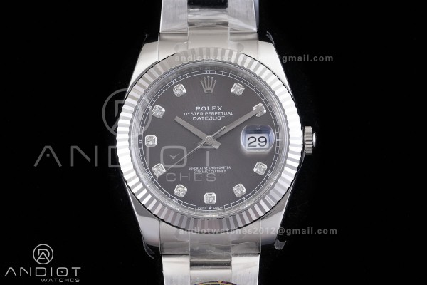 DateJust 41 126334 904L SS VF 1:1 Best Edition Gra...