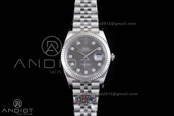 DateJust 41 126334 904L SS VF 1:1 Best Edition Gra...