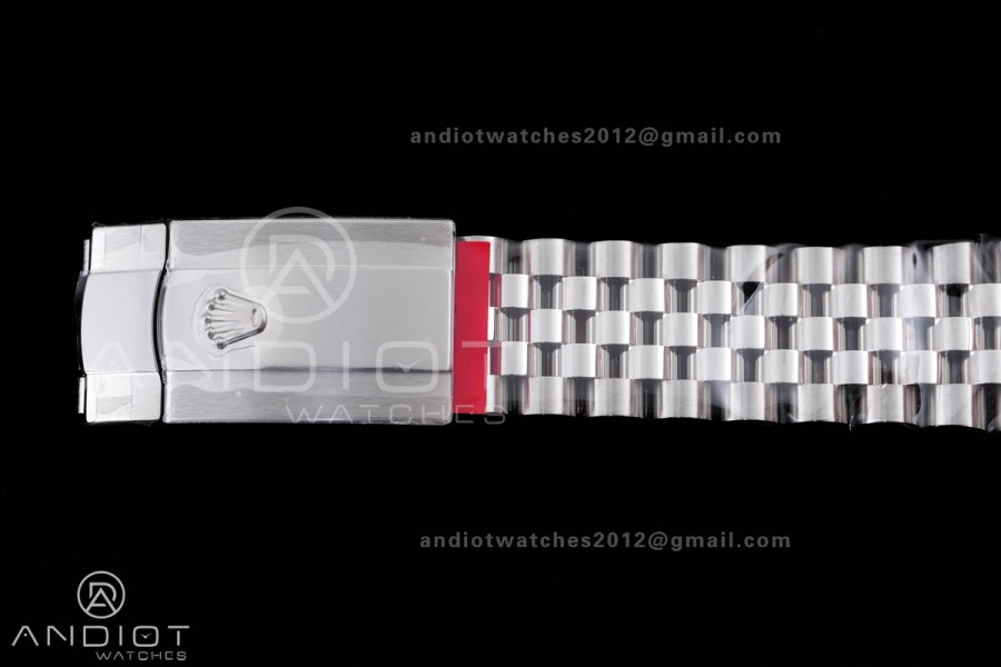 DateJust 41 126334 904L SS VF 1:1 Best Edition Gray Diamonds Dial on Jubilee Bracelet DD3235