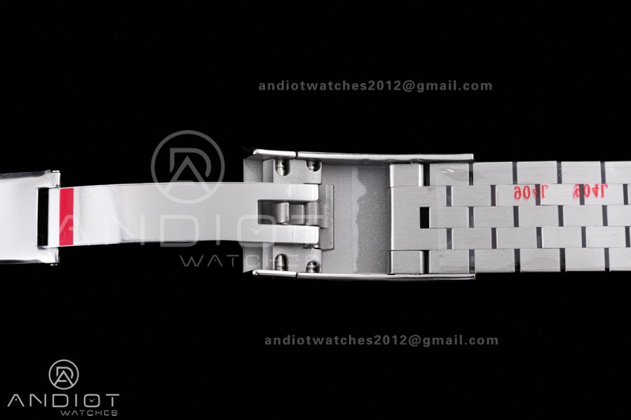 DateJust 41 126334 904L SS VF 1:1 Best Edition Gray Diamonds Dial on Jubilee Bracelet DD3235