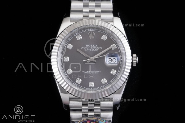 DateJust 41 126334 904L SS VF 1:1 Best Edition Gra...