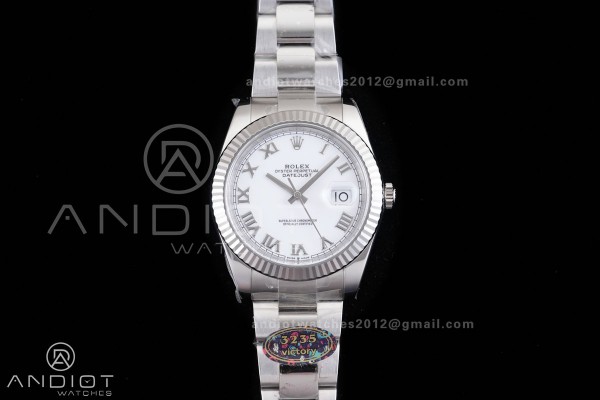 DateJust 41 126334 904L SS VF 1:1 Best Edition Whi...