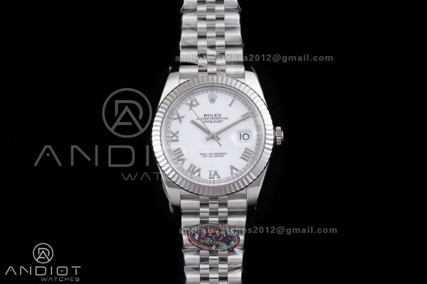 DateJust 41 126334 904L SS VF 1:1 Best Edition Whi...