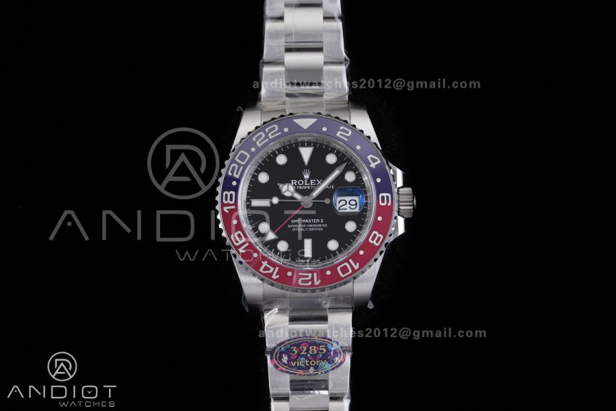 GMT-Master II 126710 BLRO 904L Steel VF 1:1 Best Edition on Oyster Bracelet DD3285 CHS