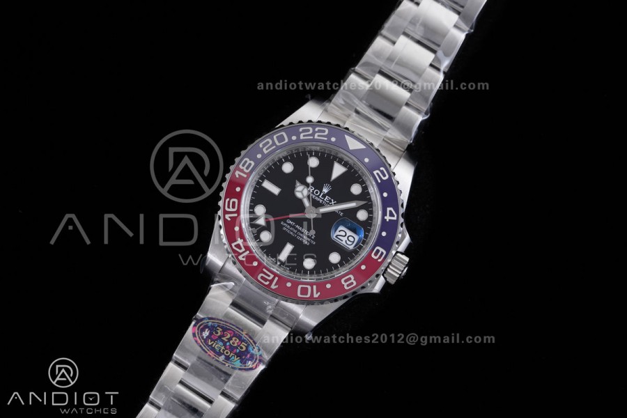 GMT-Master II 126710 BLRO 904L Steel VF 1:1 Best Edition on Oyster Bracelet DD3285 CHS