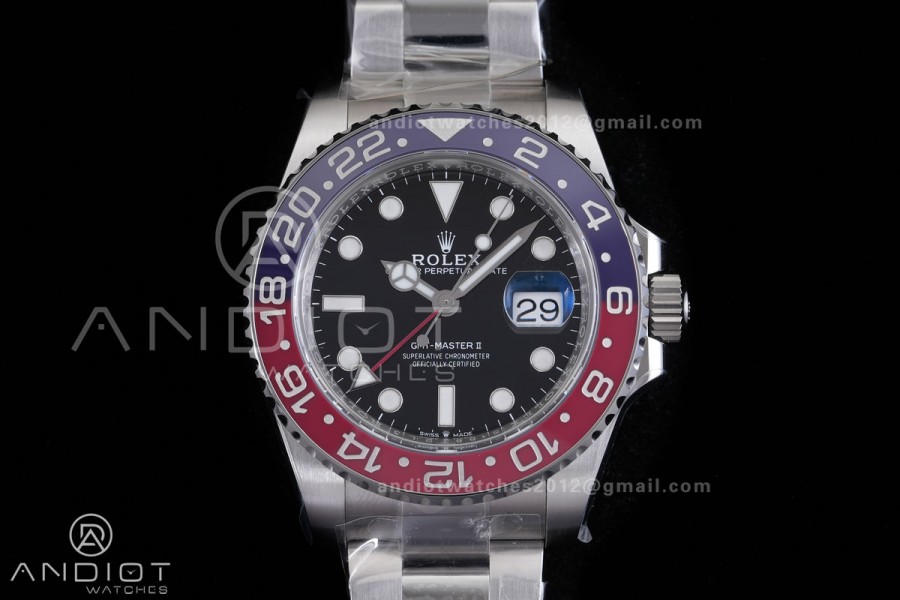 GMT-Master II 126710 BLRO 904L Steel VF 1:1 Best Edition on Oyster Bracelet DD3285 CHS