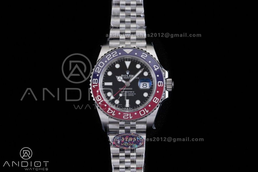 GMT-Master II 126710 BLRO 904L Steel VF 1:1 Best Edition on Jubilee Bracelet DD3285 CHS