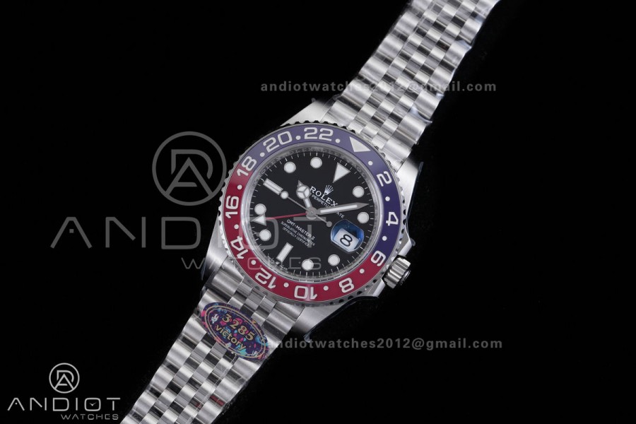 GMT-Master II 126710 BLRO 904L Steel VF 1:1 Best Edition on Jubilee Bracelet DD3285 CHS