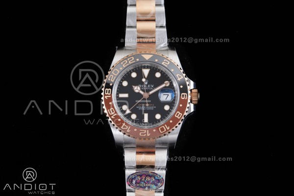 GMT Master II 126711 CHNR 904L SS VF 1:1 Best Edit...