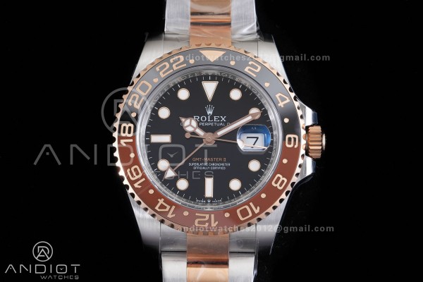 GMT Master II 126711 CHNR 904L SS VF 1:1 Best Edit...