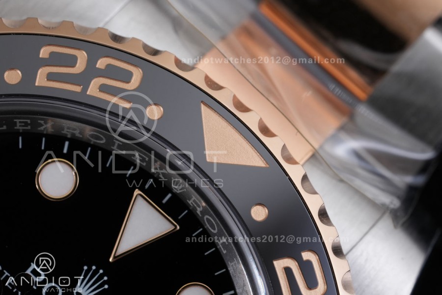 GMT Master II 126711 CHNR 904L SS VF 1:1 Best Edition on SS/RG Bracelet DD3285 CHS