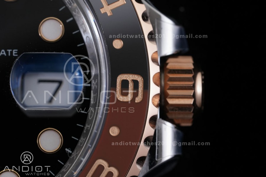 GMT Master II 126711 CHNR 904L SS VF 1:1 Best Edition on SS/RG Bracelet DD3285 CHS