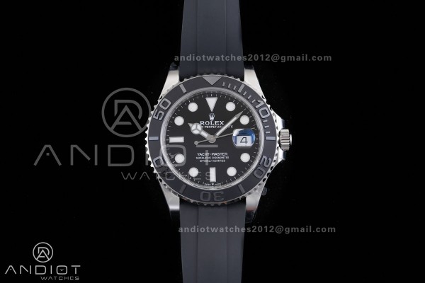 Yacht-Master 42mm 226659 VF 1:1 Best Edition 3D Black Ceramic Bezel on Oysterflex Strap DD3235