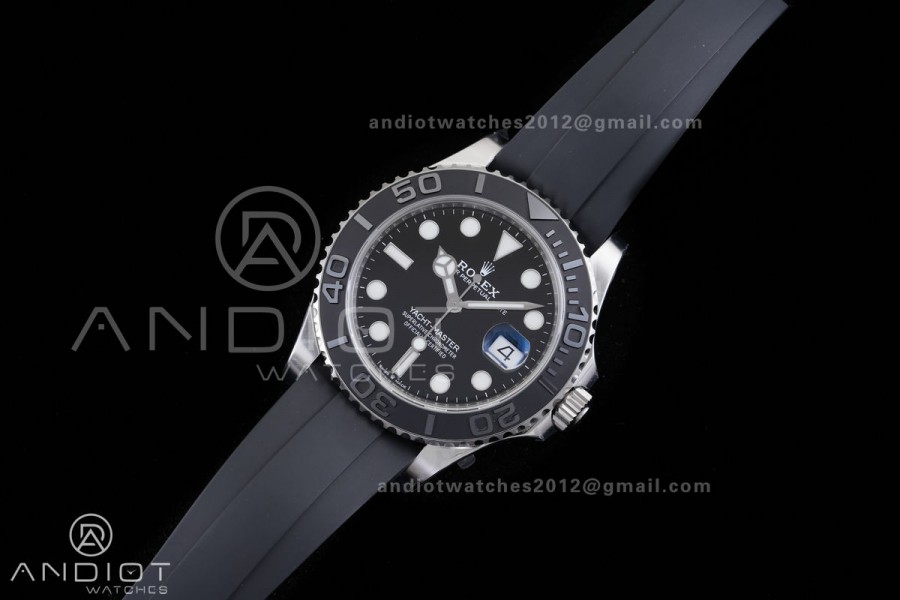 Yacht-Master 42mm 226659 VF 1:1 Best Edition 3D Black Ceramic Bezel on Oysterflex Strap DD3235
