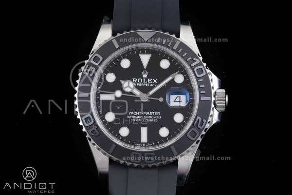 Yacht-Master 42mm 226659 VF 1:1 Best Edition 3D Black Ceramic Bezel on Oysterflex Strap DD3235