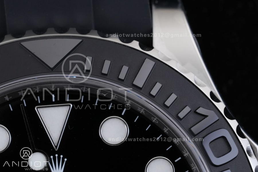 Yacht-Master 42mm 226659 VF 1:1 Best Edition 3D Black Ceramic Bezel on Oysterflex Strap DD3235