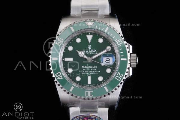 Submariner 116610 LV Green Ceramic VF 1:1 Best Edi...