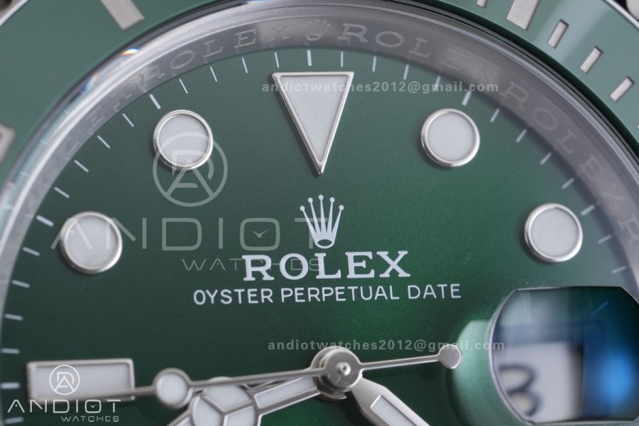 Submariner 116610 LV Green Ceramic VF 1:1 Best Edition 904L Steel on SS Bracelet DD3135
