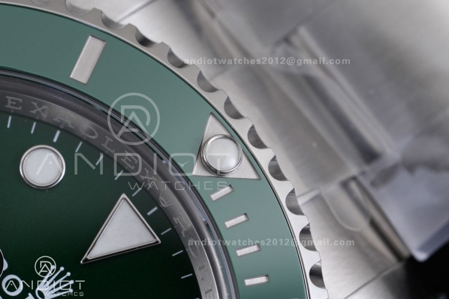 Submariner 116610 LV Green Ceramic VF 1:1 Best Edition 904L Steel on SS Bracelet DD3135