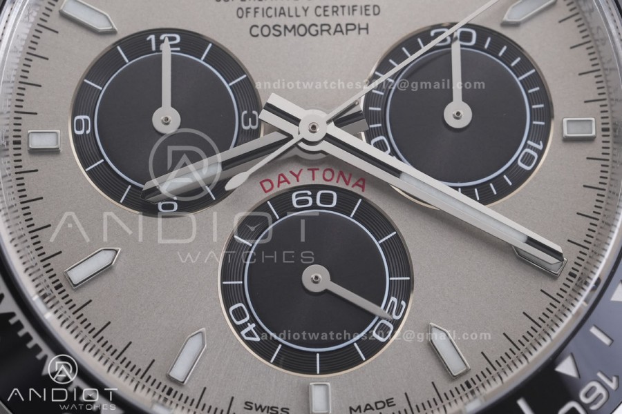 Daytona 126519 VF 1:1 Best Edition Gray/Black Dial on Oysterflex Strap DD4131